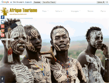 Tablet Screenshot of afrique-tourisme.com